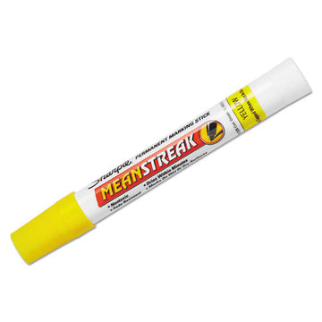 Sharpie® Mean Streak Marking Stick, Broad Bullet Tip, Yellow freeshipping - TVN Wholesale